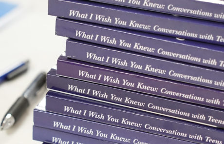 stack of books that say I wish you knew