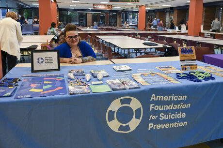 booth for american foundation for suicide prevention
