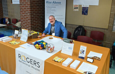 man from Rogers Behavioral Health